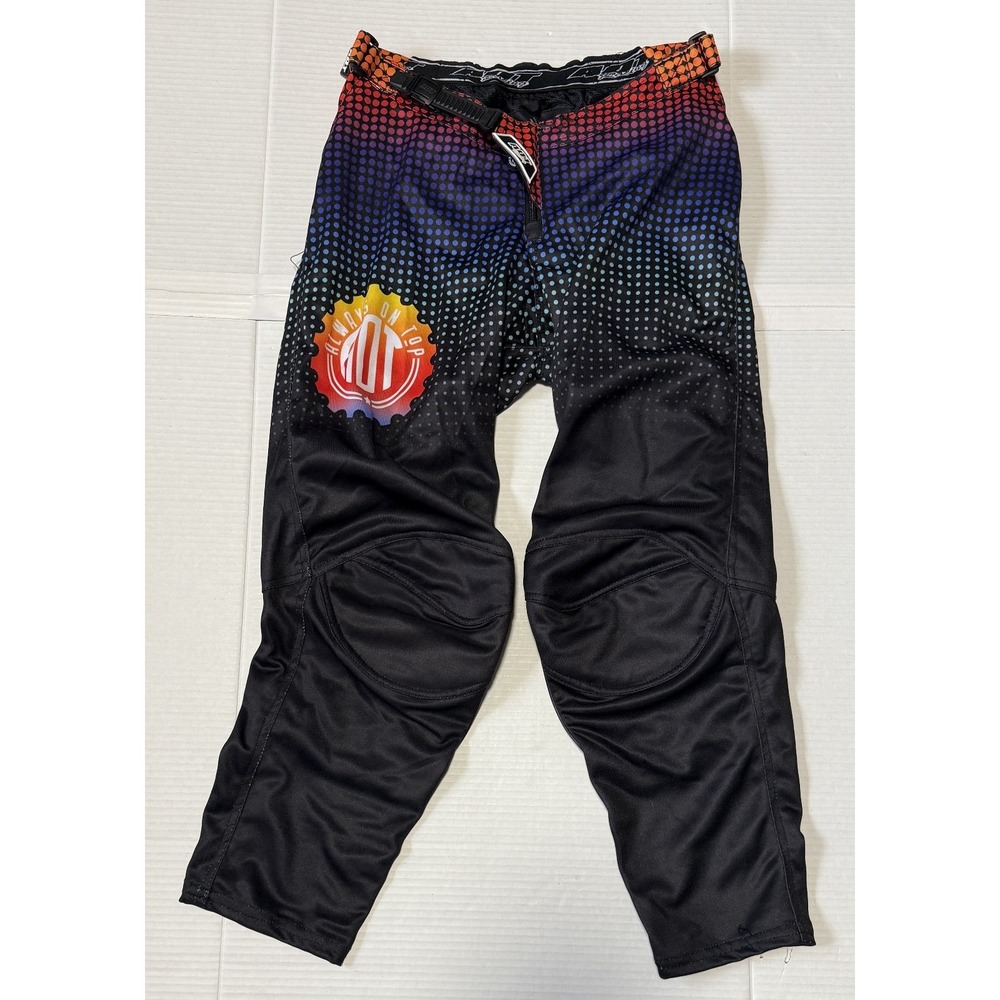 AOT Racing‎ Always on Top BMX Padded Knees Gradient Dot Fade Pants - Size 30